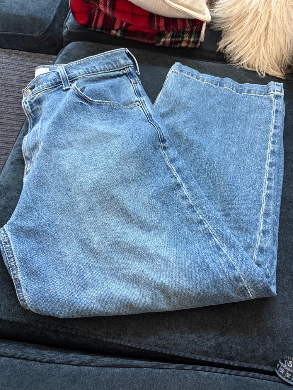 Hollister Light Blue Super Baggy Men's Jeans